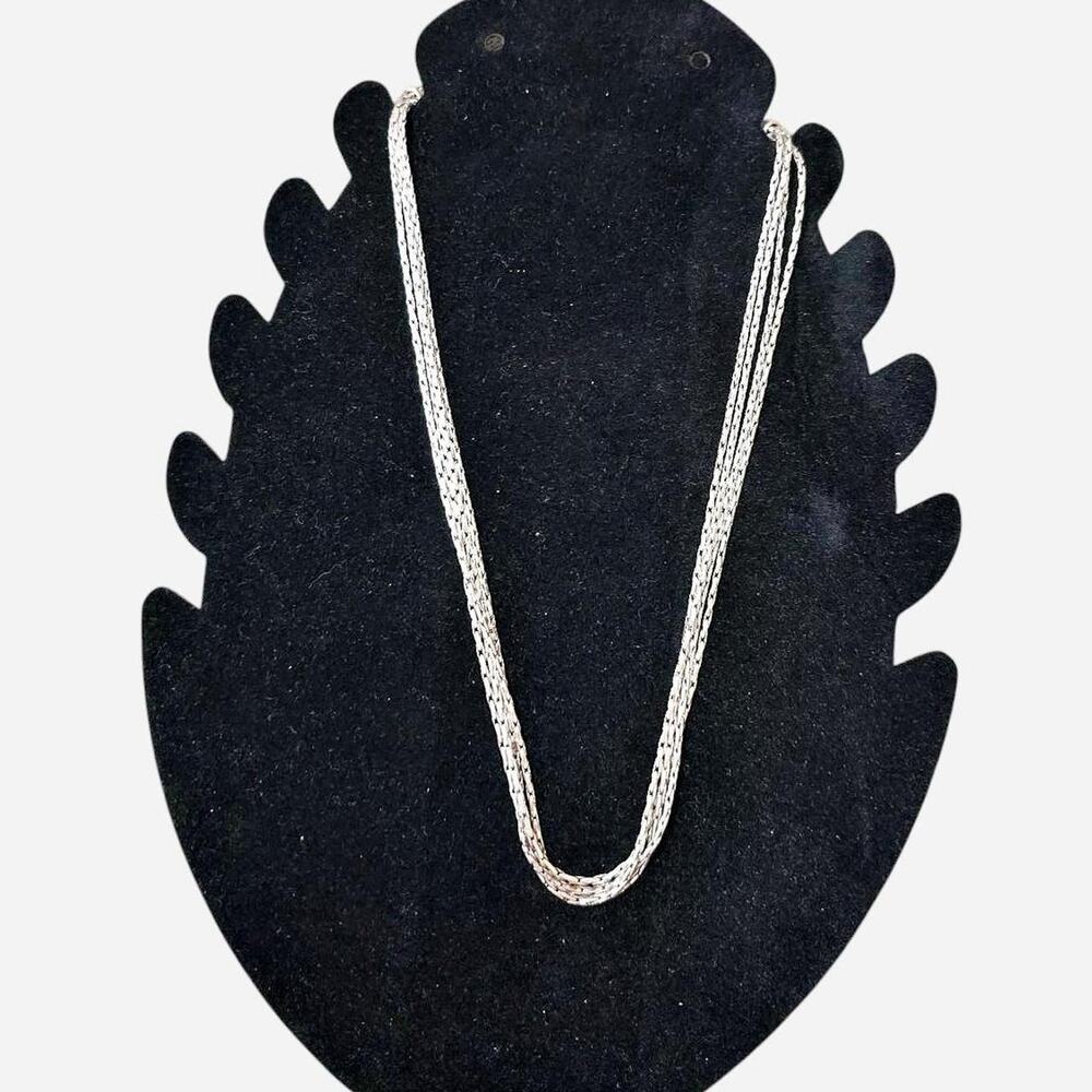 Vintage premiere designs silver plated chain necklace